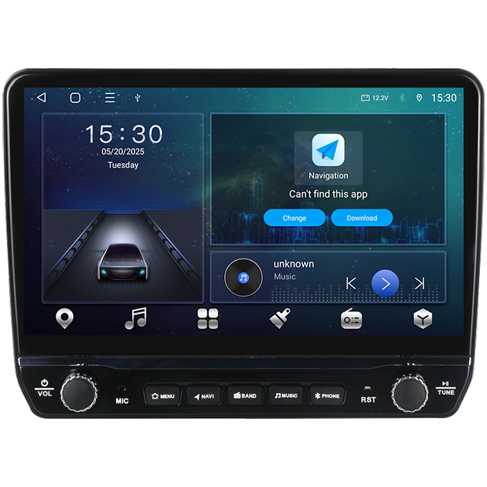 Navigatie dedicata Renault Duster 2015-2018 Tesla cu butoane rotative model 2024, 4GB RAM 64GB ROM, Procesor Quadcore, Android 14, Display QLED 10", DSP, Carplay&Android Auto [6]