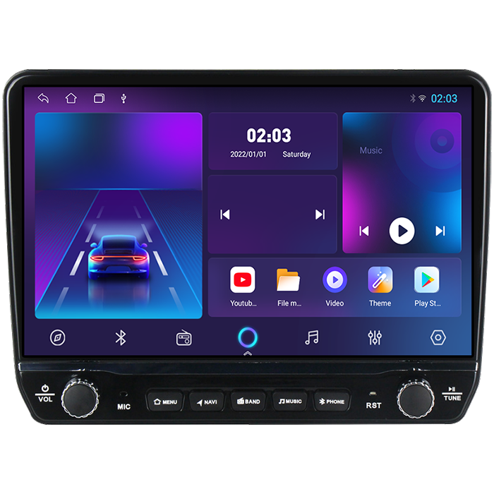 Navigatie dedicata Renault Duster 2015-2018 Tesla cu butoane rotative model 2024, 4GB RAM 64GB ROM, Procesor Quadcore, Android 14, Display QLED 10", DSP, Carplay&Android Auto [5]