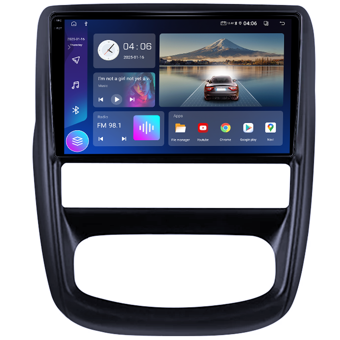 Navigatie dedicata Renault Duster 2010-2015, 4GB RAM 64GB ROM, Quad Core, Display 9" QLED 1K, Carplay, Android 14, Bluetooth, Magazin Play, Suport Camere AHD [2]