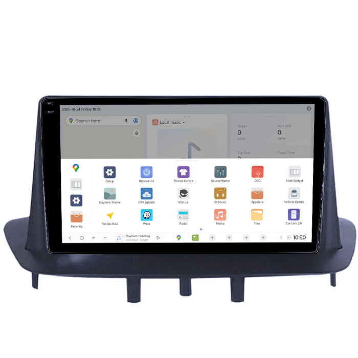 Navigatie dedicata Renault Megane 3 2008-2014, DUDU3, 4GB RAM 64GB ROM, Octacore, Platforma 8581, Android, Display QLED 9", DSP, Carplay&AndroidAuto [3]