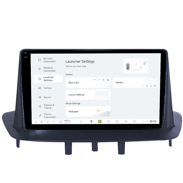 Navigatie dedicata Renault Megane 3 2008-2014, DUDU3, 4GB RAM 64GB ROM, Octacore, Platforma 8581, Android, Display QLED 9", DSP, Carplay&AndroidAuto [5]