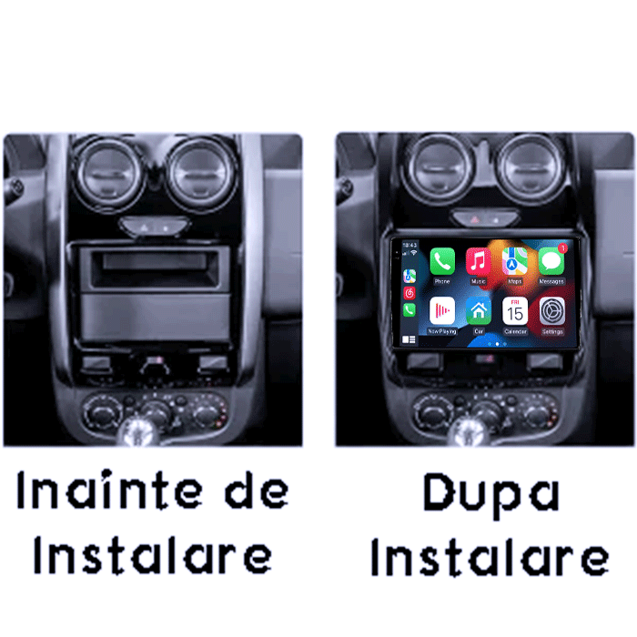 Navigatie dedicata Renault Duster 2015-2020 Lada Largus 2021, 4GB RAM 64GB ROM, Procesor Qualcomm Octacore, Android 14, Rezolutie 2K, Display QLED 9", DSP, Carplay&Android Auto, SIM 4G [6]