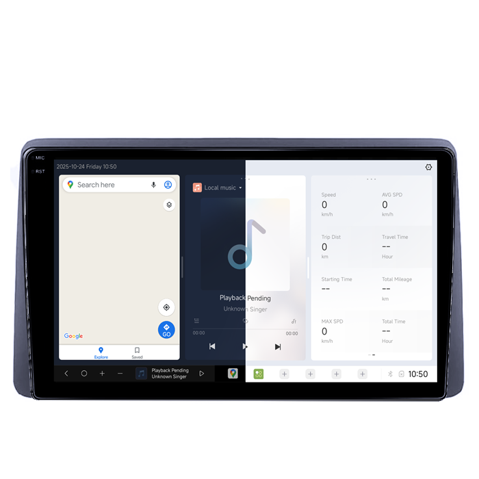 Navigatie dedicata Dacia Duster/Arkana 2017-2021 DUDU3, 4GB RAM 64GB ROM, Octacore, Platforma 8581, Android, Display QLED 10", DSP, Carplay&AndroidAuto [2]