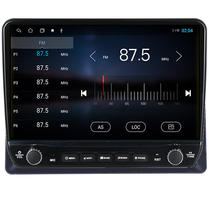 Navigatie dedicata Renault Express 2021+ Tesla cu butoane rotative model 2024, 4GB RAM 64GB ROM, Procesor Quadcore, Android 14, Display QLED 10", DSP, Carplay&Android Au [3]