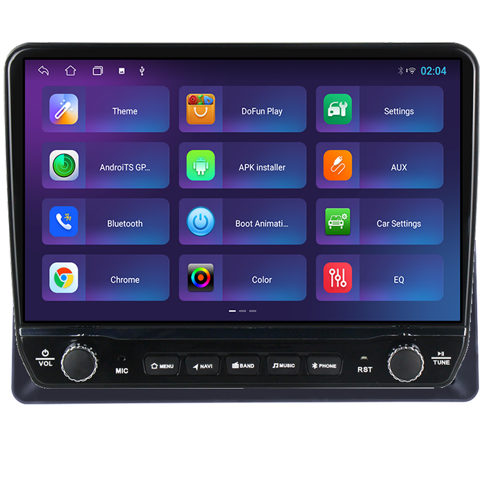 Navigatie dedicata Renault Express 2021+ Tesla cu butoane rotative model 2024, 4GB RAM 64GB ROM, Procesor Quadcore, Android 14, Display QLED 10", DSP, Carplay&Android Au [4]