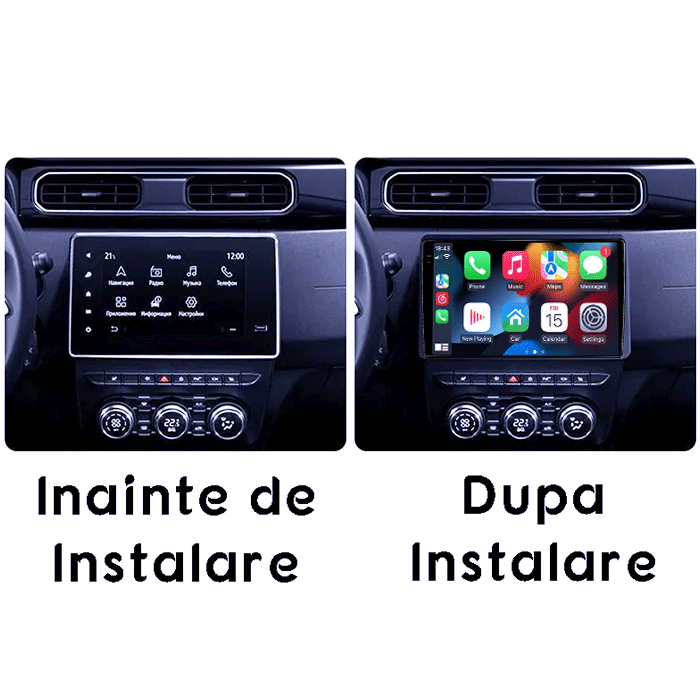 Navigatie dedicata Renault Duster 2017-2022, 4GB RAM 64GB ROM, Procesor Qualcomm Octacore, Android 14, Rezolutie 2K, Display QLED 9", DSP, Carplay&Android Auto, SIM 4G [5]