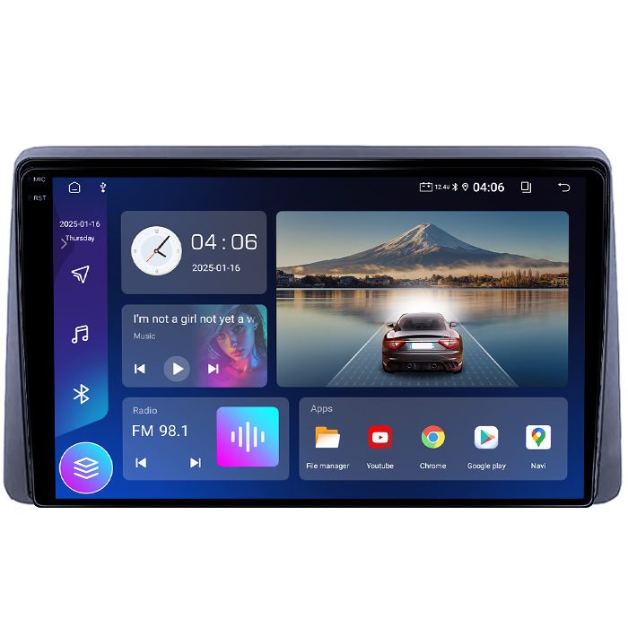 Navigatie dedicata Renault Duster 2017-2022, 4GB RAM 64GB ROM, Quad Core, Display 10" QLED 1K, Carplay, Android 14, Bluetooth, Magazin Play, Suport Camere AHD [2]