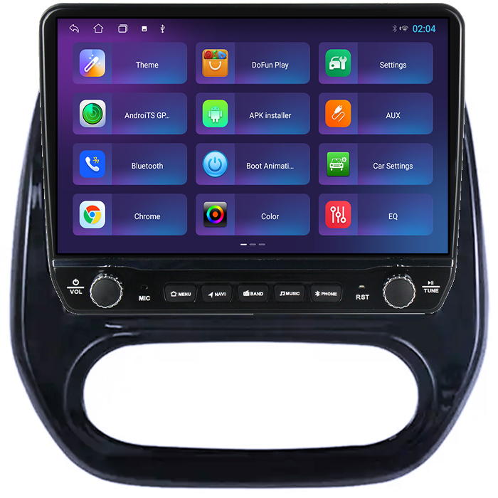 Navigatie dedicata Renault Captur 2013+ Tesla cu butoane rotative model 2024, 4GB RAM 64GB ROM, Procesor Quadcore, Android 14, Display QLED 10", DSP, Carplay&Android Auto [4]