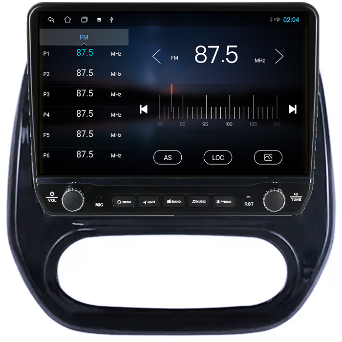 Navigatie dedicata Renault Captur 2013+ Tesla cu butoane rotative model 2024, 4GB RAM 64GB ROM, Procesor Quadcore, Android 14, Display QLED 10", DSP, Carplay&Android Auto [3]