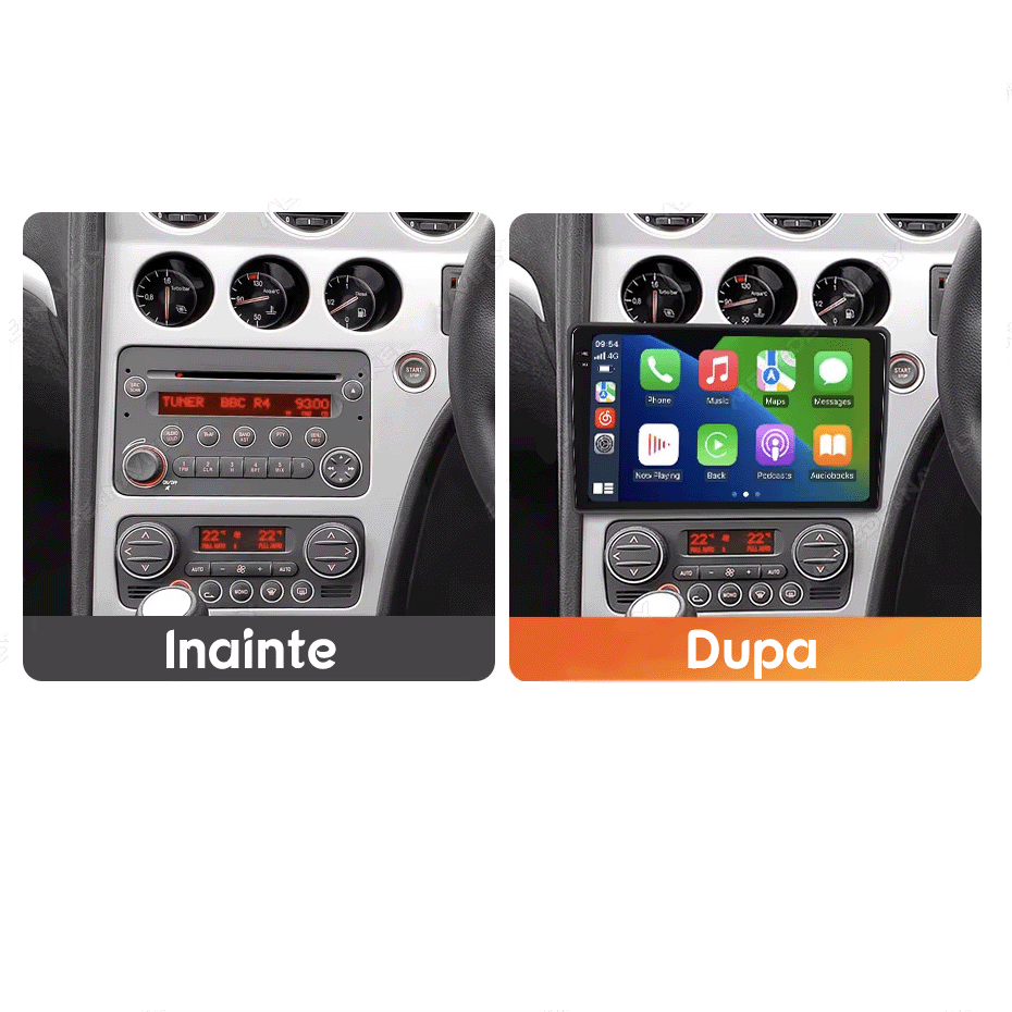 Navigatie dedicata Alfa Romeo 159, 8GB RAM 128GB ROM, Octacore, Platforma TS18, Android 14, Display QLED 9", Suporta camera 360", DSP, Carplay&Android Auto, SIM 4G, Ventilator Activ - Copie [5]