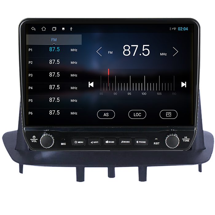 Navigatie dedicata Renault Megane 3 2008-2014 Tesla cu butoane rotative model 2024, 4GB RAM 64GB ROM, Procesor Quadcore, Android 14, Display QLED 10", DSP, Carplay&Android Auto [3]