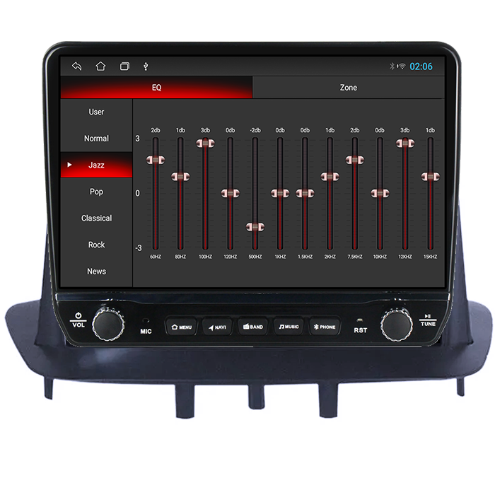 Navigatie dedicata Renault Megane 3 2008-2014 Tesla cu butoane rotative model 2024, 4GB RAM 64GB ROM, Procesor Quadcore, Android 14, Display QLED 10", DSP, Carplay&Android Auto [2]