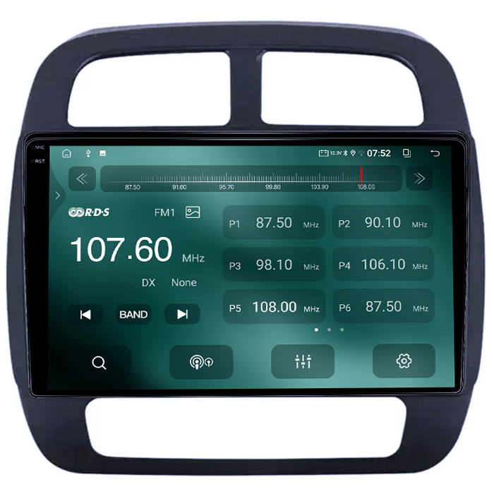 Navigatie dedicata Renault K-ZE 2015-2019, 4GB RAM 64GB ROM, Octacore, Android 14, Display QLED 9", DSP, Carplay&Android Auto, SIM 4G, Ventilator Activ [3]