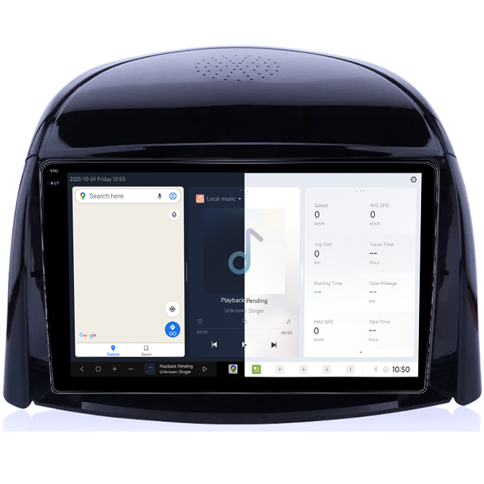Navigatie dedicata Renault Koleos 2008-2016, DUDU3, 4GB RAM 64GB ROM, Octacore, Platforma 8581, Android, Display QLED 9", DSP, Carplay&AndroidAuto [2]