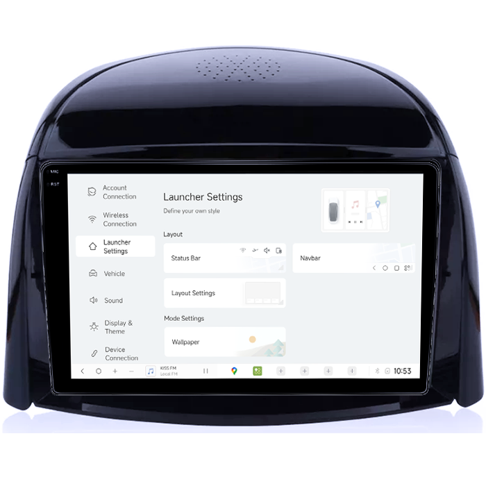 Navigatie dedicata Renault Koleos 2008-2016, DUDU3, 4GB RAM 64GB ROM, Octacore, Platforma 8581, Android, Display QLED 9", DSP, Carplay&AndroidAuto [5]
