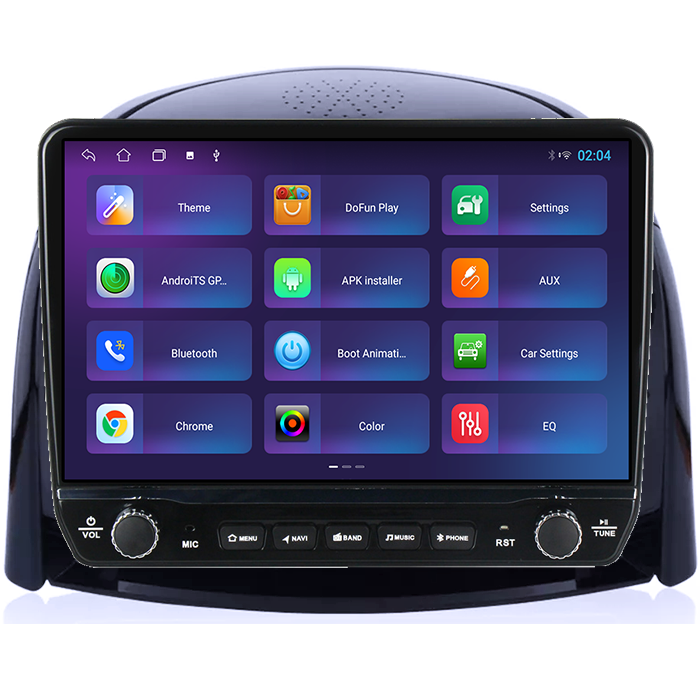 Navigatie dedicata Renault Koleos 2008-2016 Tesla cu butoane rotative model 2024, 4GB RAM 64GB ROM, Procesor Quadcore, Android 14, Display QLED 10", DSP, Carplay&Android Auto [4]