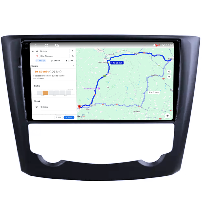 Navigatie dedicata Renault Kadjar 2015-2017, 4GB RAM 64GB ROM, Octacore, Android 14, Display QLED 1K 9", Carplay&Android Auto, SIM 4G, Ventilator Activ [4]