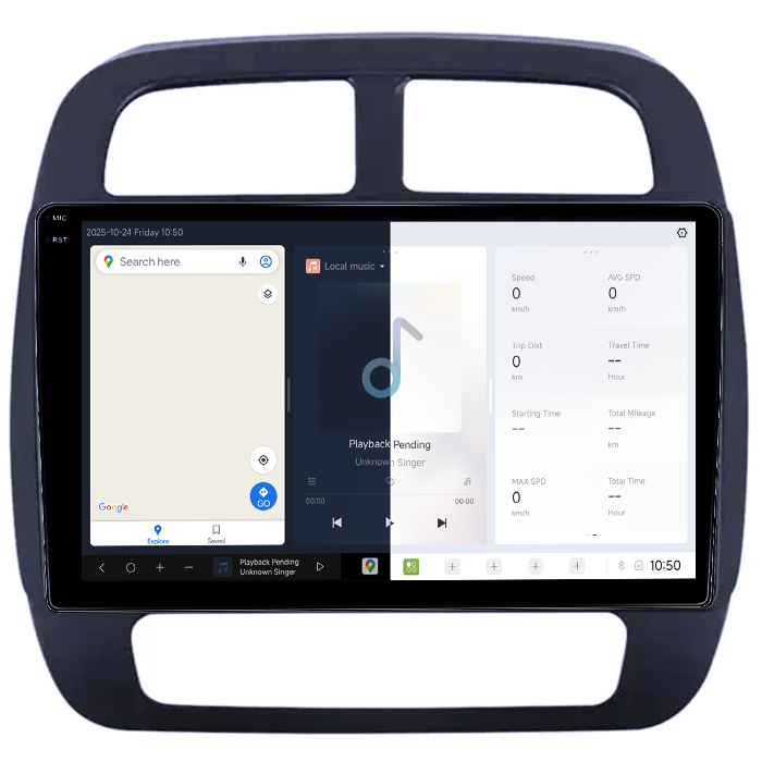 Navigatie dedicata Renault K-ZE 2015-2019, DUDU3, 4GB RAM 64GB ROM, Octacore, Platforma 8581, Android, Display QLED 9", DSP, Carplay&AndroidAuto [2]