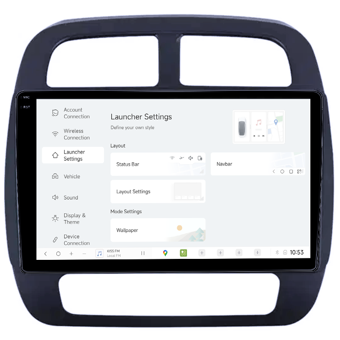 Navigatie dedicata Renault K-ZE 2015-2019, DUDU3, 4GB RAM 64GB ROM, Octacore, Platforma 8581, Android, Display QLED 9", DSP, Carplay&AndroidAuto [5]