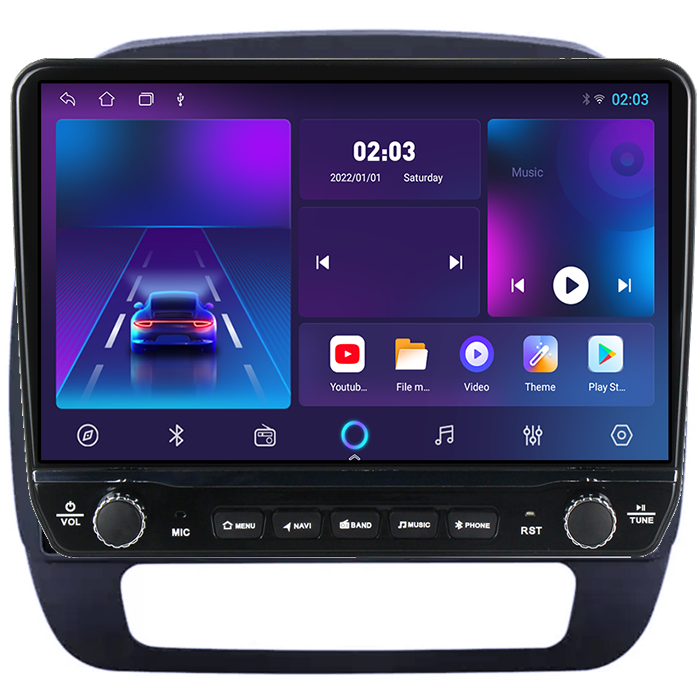 Navigatie dedicata Renault K-ZE 2015-2019 Tesla cu butoane rotative model 2024, 4GB RAM 64GB ROM, Procesor Quadcore, Android 14, Display QLED 10", DSP, Carplay&Android Auto [5]