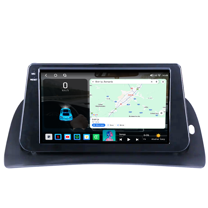 Navigatie dedicata Renault Kangoo 2015-2018, 4GB RAM 64GB ROM, Octacore, Android 14, Display QLED 1K 9", Carplay&Android Auto, SIM 4G, Ventilator Activ [2]