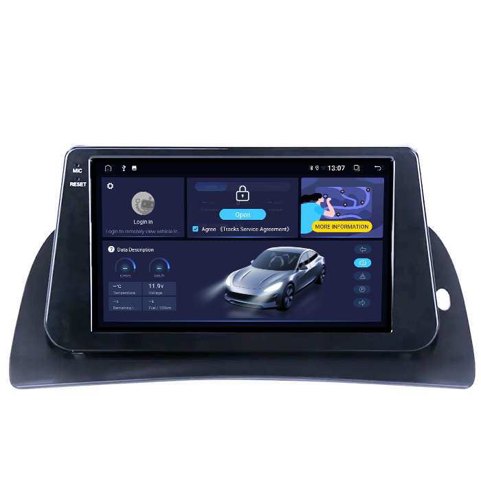 Navigatie dedicata Renault Kangoo 2015-2018, 4GB RAM 64GB ROM, Quad Core, Display 9" QLED 1K, Carplay, Android 14, Bluetooth, Magazin Play, Suport Camere AHD [2]