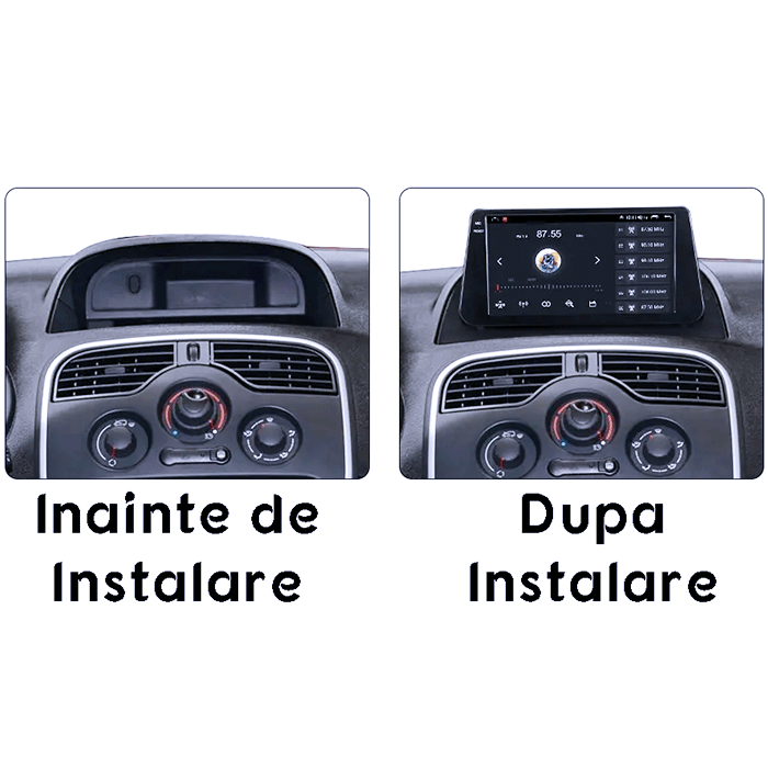 Navigatie dedicata Renault Kangoo 2015-2018, 4GB RAM 64GB ROM, Quad Core, Display 9" QLED 1K, Carplay, Android 14, Bluetooth, Magazin Play, Suport Camere AHD [5]