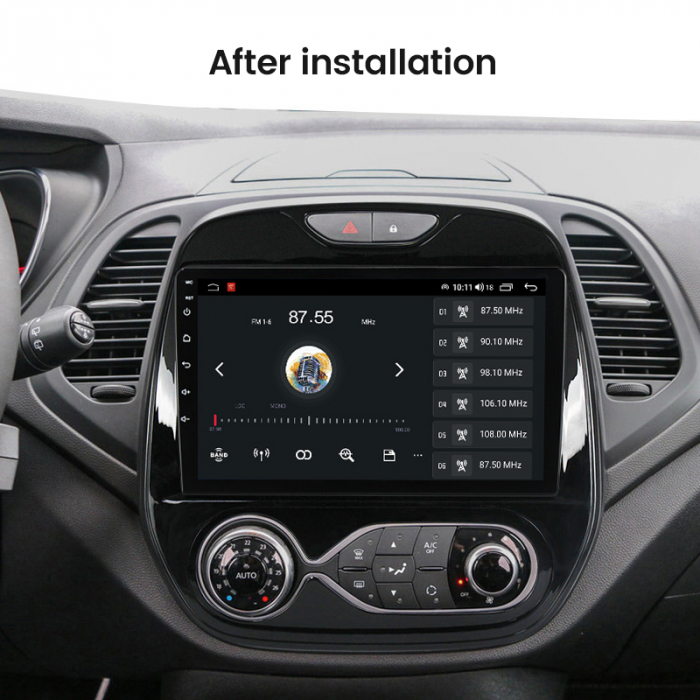 Navigatie dedicata Renault Kaptur 2016-2019, 4 GB RAM 32 ROM, Android 13, Display QLED, 9", DSP, Carplay, Android Auto, Internet, Youtube , Waze , WI-FI , USB , Bluetooth [3]