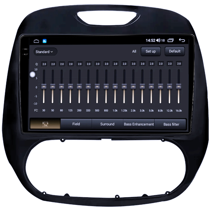 Navigatie dedicata Renault Kaptur 2016-2019, 8GB RAM 128GB ROM, Octacore, Platforma TS18, Android 14, Display QLED 9", Suporta camera 360", DSP, Carplay&Android Auto, SIM 4G, Ventilator Activ [8]