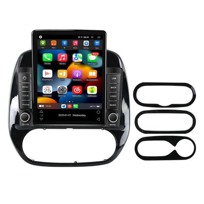 Navigatie dedicata Renault Kaptur 2016-2019,Tesla Style, ANDROID 13,Carplay&Android Auto, 10 inch , 8+128GB, Internet, Aplicatii, Waze, GPS [2]