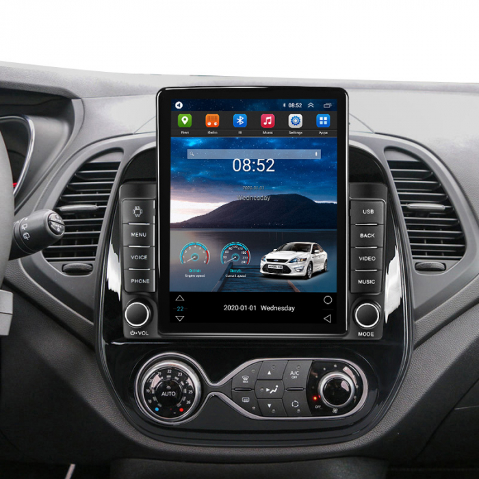 Navigatie dedicata Renault Kaptur 2016-2019,Tesla Style, ANDROID 13,Carplay&Android Auto, 10 inch , 8+128GB, Internet, Aplicatii, Waze, GPS [4]