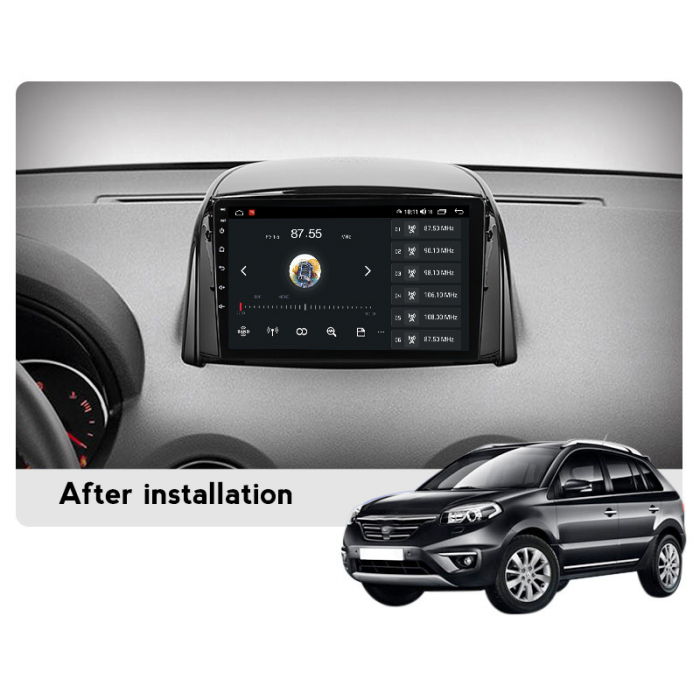 Navigatie dedicata Renault Koleos 2008-2016, 4 GB RAM 32 ROM, Android 13, Display QLED, 9", DSP, Carplay, Android Auto, Internet, Youtube , Waze , WI-FI , USB , Bluetooth [7]