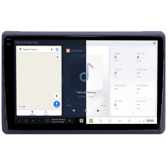 Navigatie dedicata Renault Master 2021, DUDU3, 4GB RAM 64GB ROM, Octacore, Platforma 8581, Android, Display QLED 9", DSP, Carplay&AndroidAuto [2]