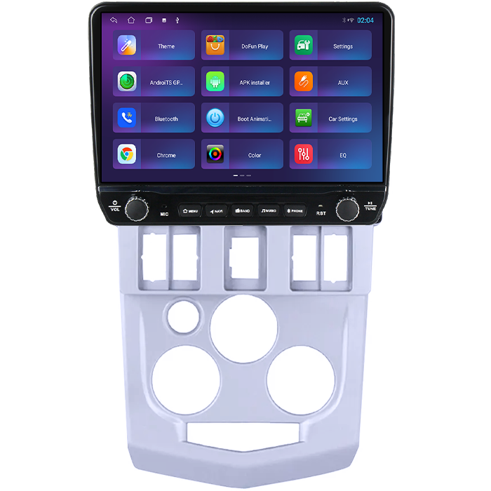 Navigatie dedicata Renault L90 2004-2009 Tesla cu butoane rotative model 2024, 4GB RAM 64GB ROM, Procesor Quadcore, Android 14, Display QLED 10", DSP, Carplay&Android Auto [4]