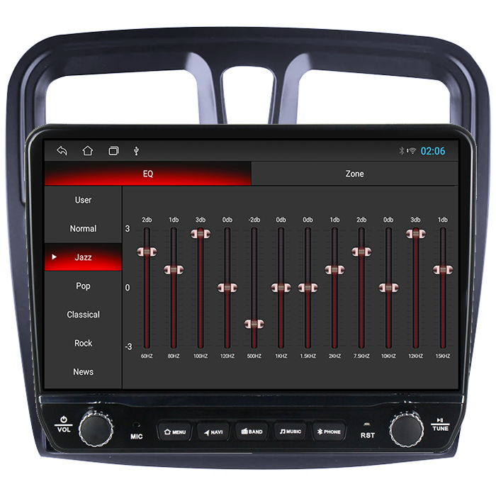 Navigatie dedicata Renault Logan 2014-2019 Tesla cu butoane rotative model 2024, 4GB RAM 64GB ROM, Procesor Quadcore, Android 14, Display QLED 10", DSP, Carplay&Android  [2]