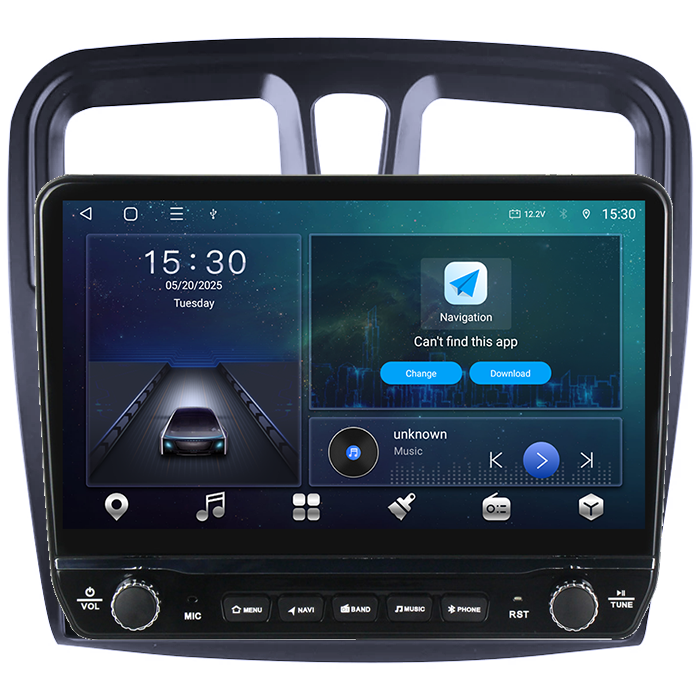 Navigatie dedicata Renault Logan 2014-2019 Tesla cu butoane rotative model 2024, 4GB RAM 64GB ROM, Procesor Quadcore, Android 14, Display QLED 10", DSP, Carplay&Android  [6]