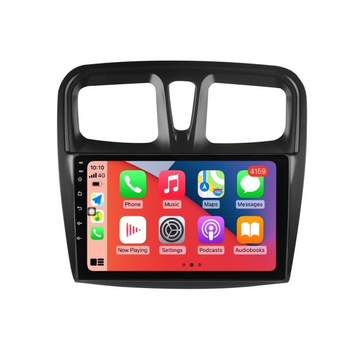 Navigatie dedicata Renault Logan 2014-2019, 4 GB RAM 32 ROM, Android 13, Display QLED, 9", DSP, Carplay, Android Auto, Internet, Youtube , Waze , WI-FI , USB , Bluetooth [7]