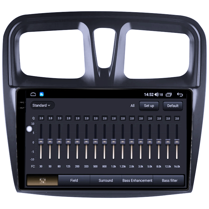 Navigatie dedicata Renault Logan 2014-2019, 8GB RAM 128GB ROM, Octacore, Platforma TS18, Android 14, Display QLED 9â, Suporta camera 360Âş, DSP, Carplay&Android Auto, SIM 4G, Ventilator Activ [8]