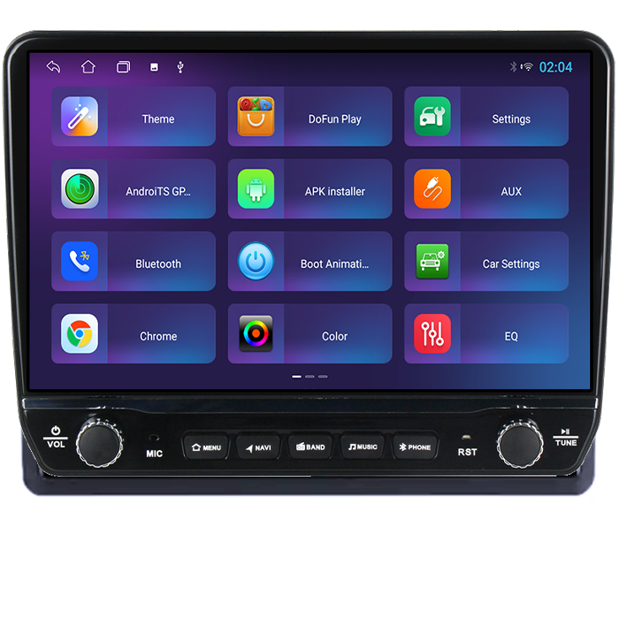 Navigatie dedicata Renault Master 2021 Tesla cu butoane rotative model 2024, 4GB RAM 64GB ROM, Procesor Quadcore, Android 14, Display QLED 10", DSP, Carplay&Android Auto [4]