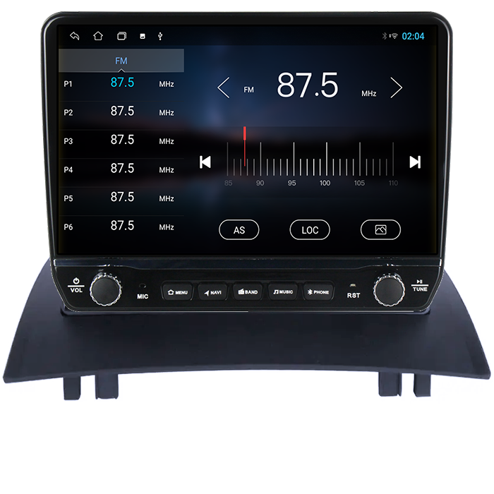 Navigatie dedicata Renault Megane 2 2002-2009 Tesla cu butoane rotative model 2024, 4GB RAM 64GB ROM, Procesor Quadcore, Android 14, Display QLED 10", DSP, Carplay&Android Auto [3]