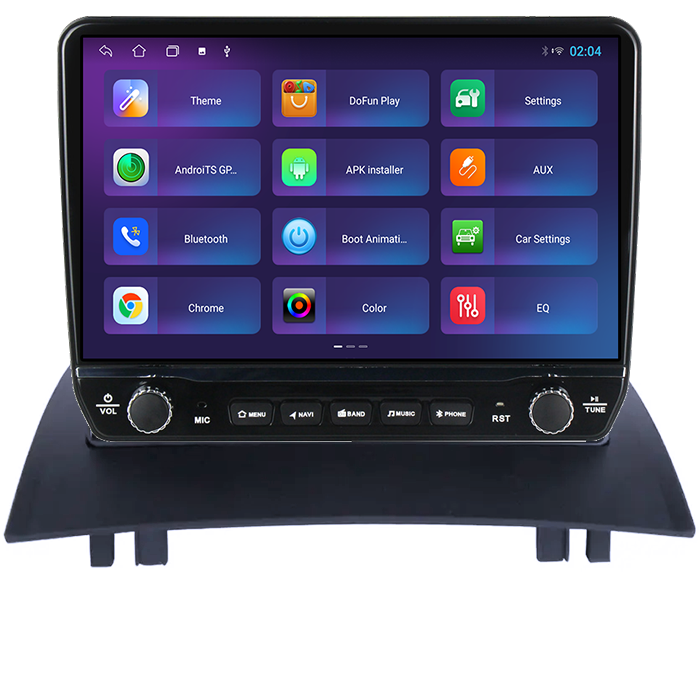 Navigatie dedicata Renault Megane 3 2003-2016 Tesla cu butoane rotative model 2024, 4GB RAM 64GB ROM, Procesor Quadcore, Android 14, Display QLED 10", DSP, Carplay&Android Auto [5]