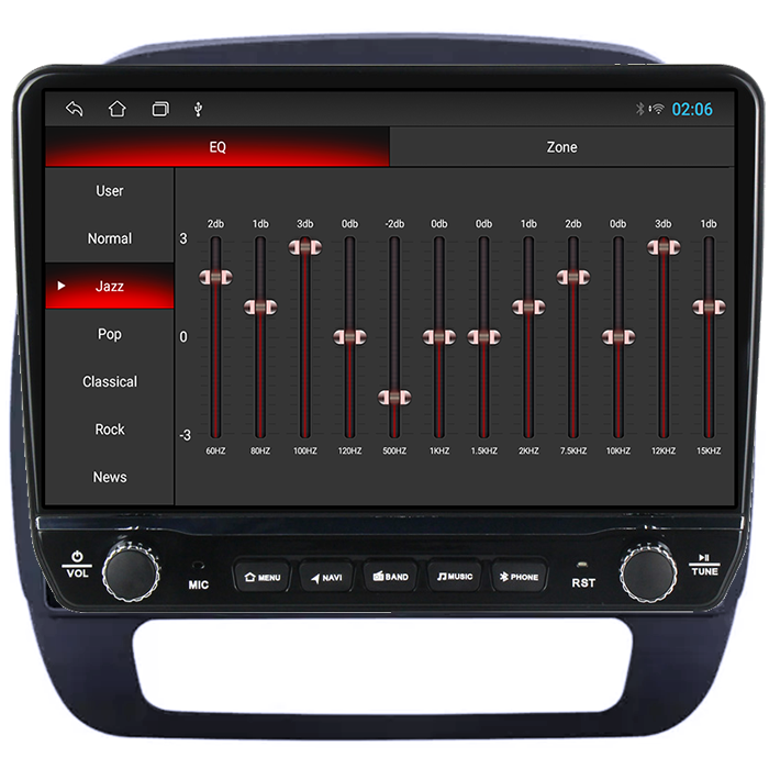 Navigatie dedicata Renault Spring 2015-2019 Tesla cu butoane rotative model 2024, 4GB RAM 64GB ROM, Procesor Quadcore, Android 14, Display QLED 10", DSP, Carplay&Android Auto [2]
