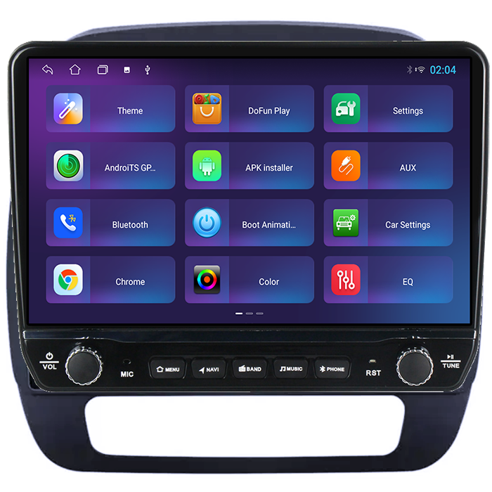 Navigatie dedicata Renault Spring 2015-2019 Tesla cu butoane rotative model 2024, 4GB RAM 64GB ROM, Procesor Quadcore, Android 14, Display QLED 10", DSP, Carplay&Android Auto [4]