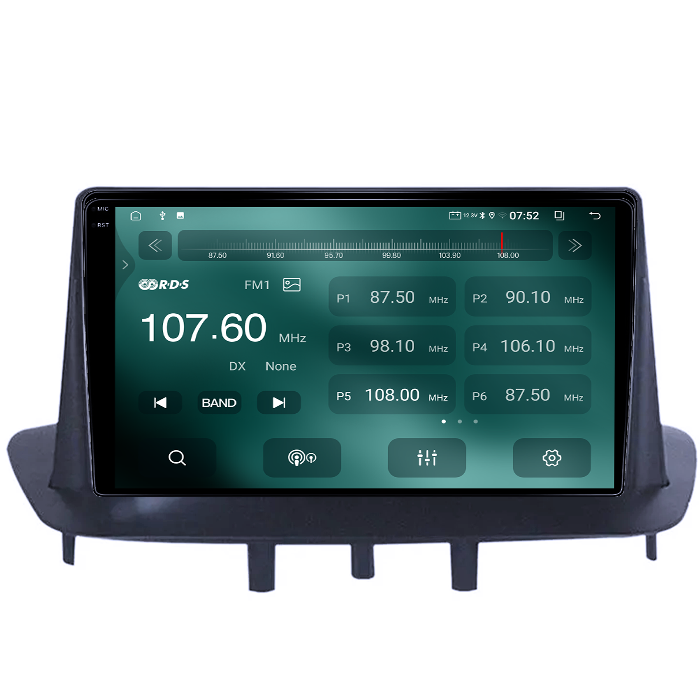 Navigatie dedicata Renault Megane 3 2008-2014, 8GB RAM 128GB ROM, Octacore, Platforma TS18, Android 14, Display QLED 9", Suporta camera 360", DSP, Carplay&Android Auto, SIM 4G, Ventilator Activ [3]