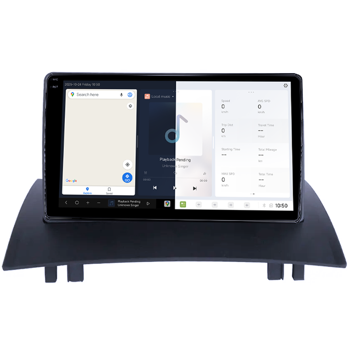 Navigatie dedicata Renault Megane 2 2002-2009, DUDU3, 4GB RAM 64GB ROM, Octacore, Platforma 8581, Android, Display QLED 9", DSP, Carplay&AndroidAuto [2]