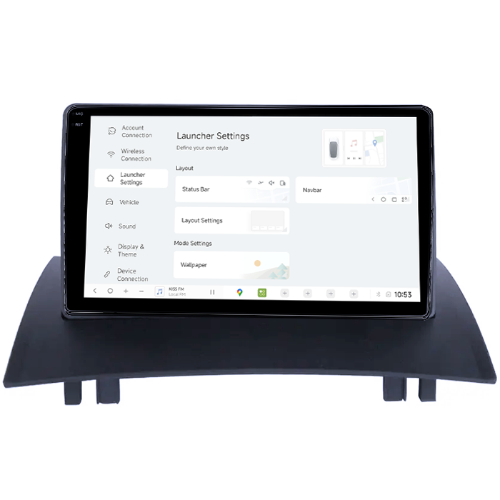 Navigatie dedicata Renault Megane 2 2002-2009, DUDU3, 4GB RAM 64GB ROM, Octacore, Platforma 8581, Android, Display QLED 9", DSP, Carplay&AndroidAuto [5]