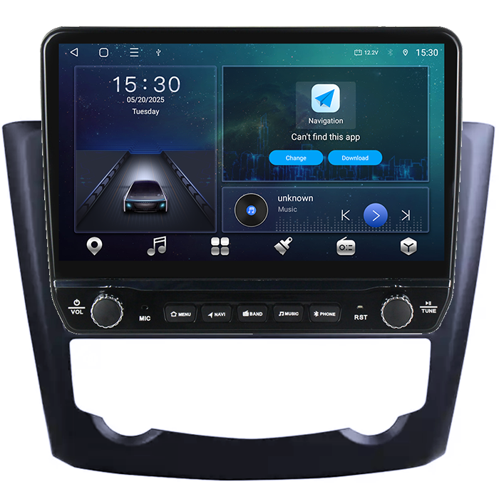 Navigatie dedicata Renault Kadjar 2015-2017 Tesla cu butoane rotative model 2024, 4GB RAM 64GB ROM, Procesor Quadcore, Android 14, Display QLED 10", DSP, Carplay&Android [6]