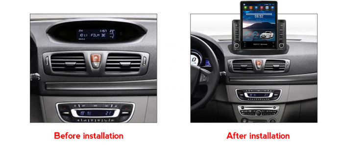 Navigatie dedicata Renault Megane 3 2008-2014,Tesla Style, ANDROID 13,Carplay&Android Auto, 10 inch , 8+128GB, Internet, Aplicatii, Waze, GPS [3]