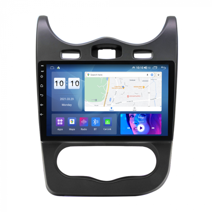 Navigatie dedicata Renault Sandero 2013-2014, 4 GB RAM 32 ROM, Android 13, Display QLED, 10", DSP, Carplay, Android Auto, Internet, Youtube , Waze , WI-FI , USB , Bluetooth [3]