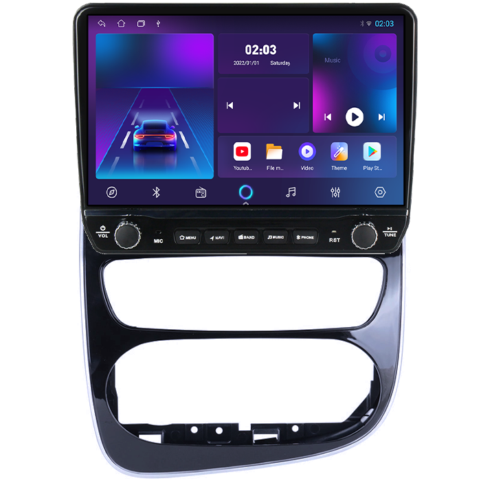 Navigatie dedicata Renault Clio 4 BH98 KH98 2012-2018 Tesla cu butoane rotative model 2024, 4GB RAM 64GB ROM, Procesor Quadcore, Android 14, Display QLED 10", DSP, Carplay&Android Auto [5]